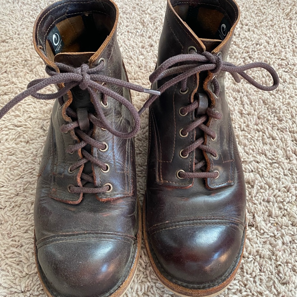 Classic Brown Leather Boots